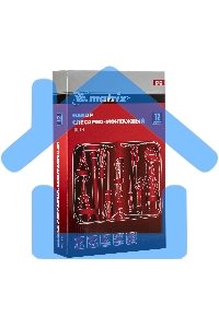 Набор инструментов Matrix набор слесарно-монтажный 12 пред.