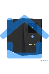 Источник бесперебойного питания ExeGate SpecialPro UNB-650.LED.AVR.1SH.2C13 650VA/360W, LED, AVR, 1*Schuko+2*C13, металлический корпус, черный