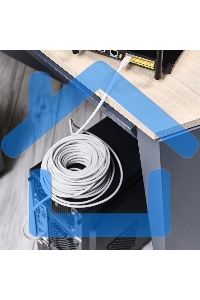 Пaтч-корд U/UTP Rexant, кат.5e, RJ45-RJ45, неэкранированный, PVC серый, 25м