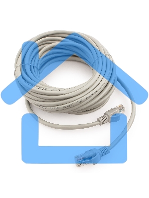 Патч-корд медный UTP Cablexpert PP10-10M кат.5, 10м, литой, многожильный (серый)