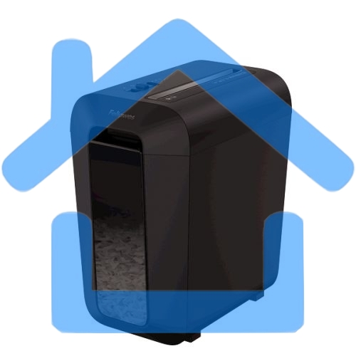 Шредер Fellowes PowerShred LX65 черный (секр.P-4)/перекрестный/10лист./22лтр./скрепки/скобы/пл.карты