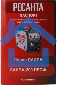 Сварочный полуавтомат Ресанта САИПА-200ПРОФ (MIG/MAG)