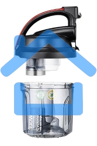 Пылесос Samsung VC15K4116VR/EV красный/черный, 390/1500 Вт, уборка сухая, пылесборник контейнер 1.3 л