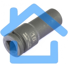 Головка ударная удлиненная шестигранная, 16 мм, 1/2