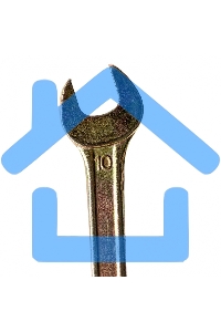 Ключ рожковый, 8 х 10 мм, желтый цинк Сибртех