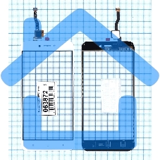 Сенсорное стекло (тачскрин) для Xiaomi Redmi 5A, белое