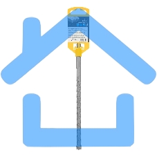 Бур по бетону Denzel цельная крестовая пластина, 10x215 мм, SDS PLUS