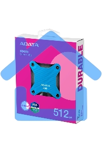 Внешний SSD 512Gb A-DATA SD620, External, USB 3.2, R/W -550/500 MB/s синий