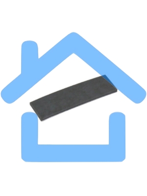 Тормозная площадка(резинка) Samsung/HP ML-2510/2570/2571/SCX-4725/4500/Phaser 3124/3125/3200 (JC69-00987A)