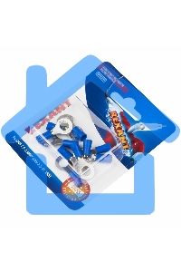 Наконечник кольцевой Rexant изолированный, ø6.5мм, 1.5-2.5мм², НКи 2.5-6 / НКи2-6 / RV2-6, синий, в упак. 10 шт.