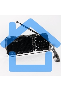 Радиоприемник портативный Сигнал РП-226BT черный/серебристый USB microSD