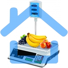 Весы торговые электронные KELLI KL-1525 со стойкой