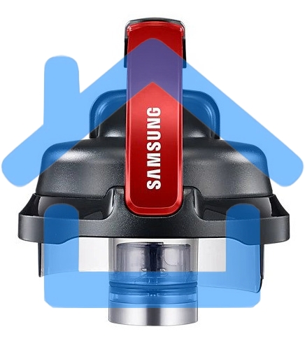 Пылесос Samsung VC15K4116VR/EV красный/черный, 390/1500 Вт, уборка сухая, пылесборник контейнер 1.3 л