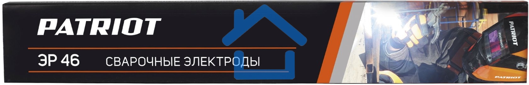 Электроды сварочные PATRIOT, марка ЭР 46, диам. 3,0мм, длина 350мм, уп. 1кг