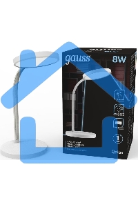 Светильник Gauss GT5031 настольный на подставке белый 8Вт