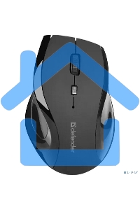 Мышь беспроводная Defender Accura MM-295 черный, 1600 dpi, радиоканал, USB, кнопки - 6