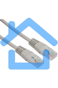 Пaтч-корд U/UTP Rexant, кат.5e, RJ45-RJ45, неэкранированный, LSZH серый, 1м