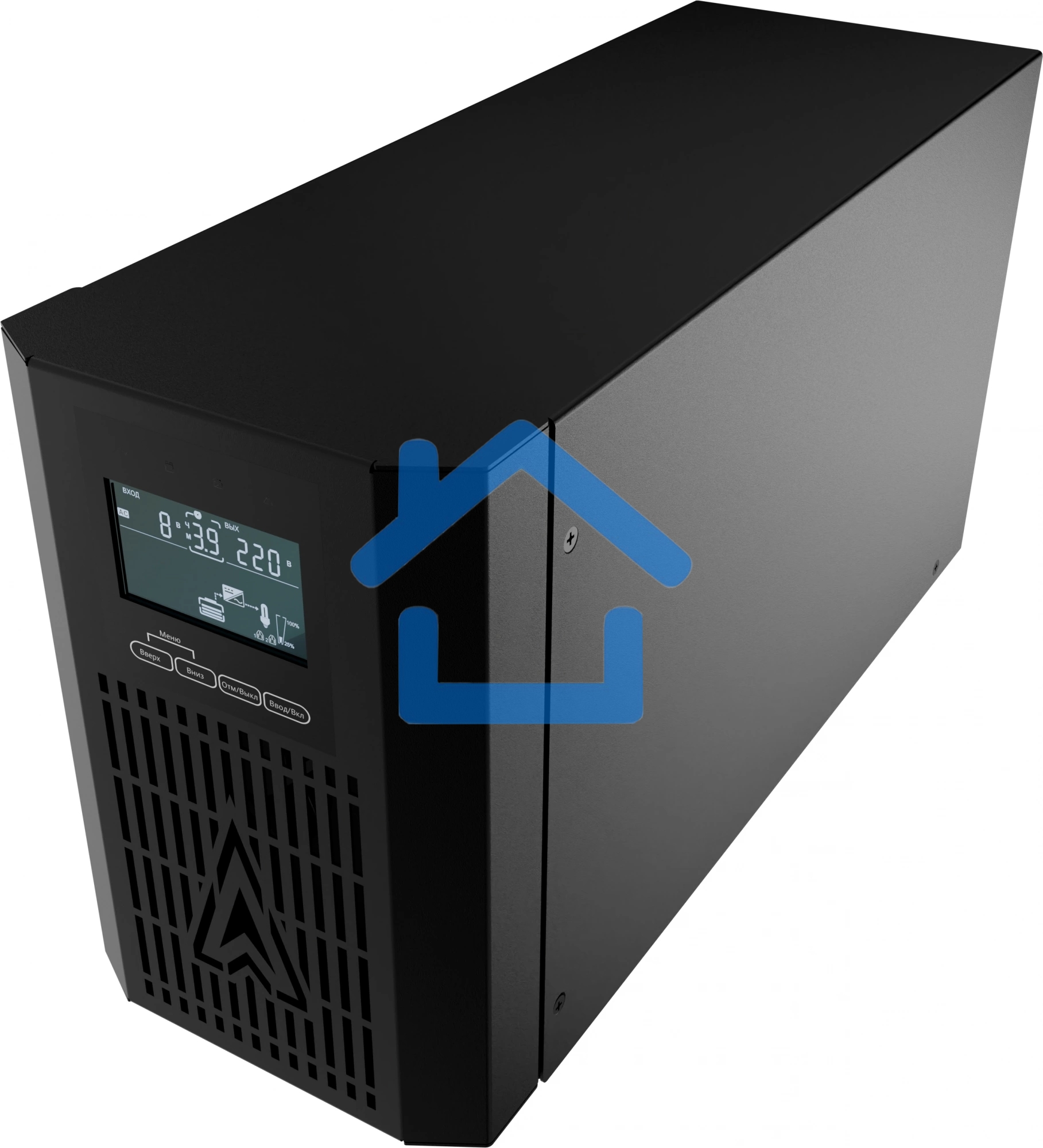 Источник бесперебойного питания Импульс ФОРА Н 3000 3000Вт 3000ВА черный без батареи