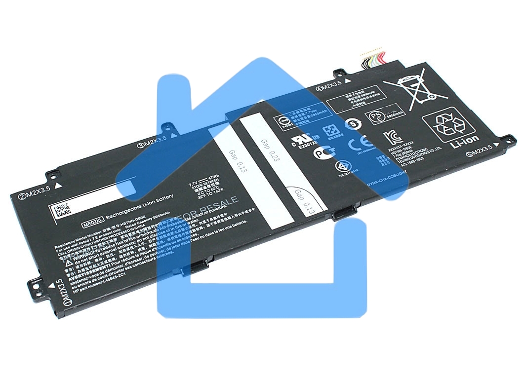 Аккумуляторная батарея для ноутбука HP HSTNN-DB9E 7.7V 5950mAh