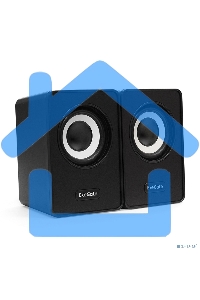 Акустическая система 2.0 ExeGate EX287054RUS Disco 120 (питание USB, 2х3Вт (6Вт RMS), 100-20000Гц, черный)