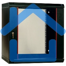 Шкаф настенный ЦМО ШРН-Э-18.500 18U 600x520мм пер.дв.стекл несъемные бок.пан. серый