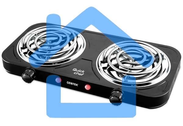 Электрическая плитка настольная Centek CT-1509 черный