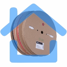 Термоусаживаемая трубка Rexant 10,0/5,0 мм, красная (бухта 100 м)