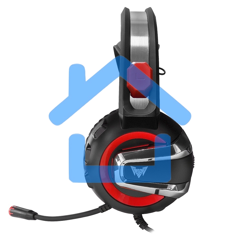 Гарнитура игровая Crown CMGH-3000 черный/красный