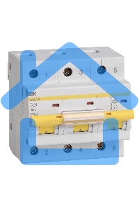 Выключатель автоматический ВА47-100 3Р 20А 10кА х-ка C MVA40-3-020-C IEK