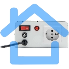 Стабилизатор напряжения Rucelf SRW-1100-D 1кВА однофазный белый