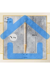 Ручка шариковая Parker IM Premium K323 (CW1931687) Grey GT M, синие чернила, подарочная коробка