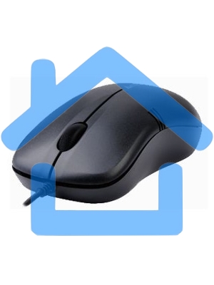 Мышь проводная A4Tech OP-560NU черный, 1200 dpi, USB, кнопки - 3