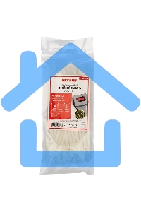 Хомут-стяжкa нейлоновая с тройным замком Rexant 200x4,8 мм, белая, упаковка 100 шт.