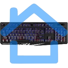 Игровая клавиатура черная Mad Catz S.T.R.I.K.E. 4 (Cherry Red Switch, RGB подсветка, аллюминиевая рама, USB)