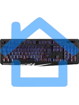 Игровая клавиатура черная Mad Catz S.T.R.I.K.E. 4 (Cherry Red Switch, RGB подсветка, аллюминиевая рама, USB)