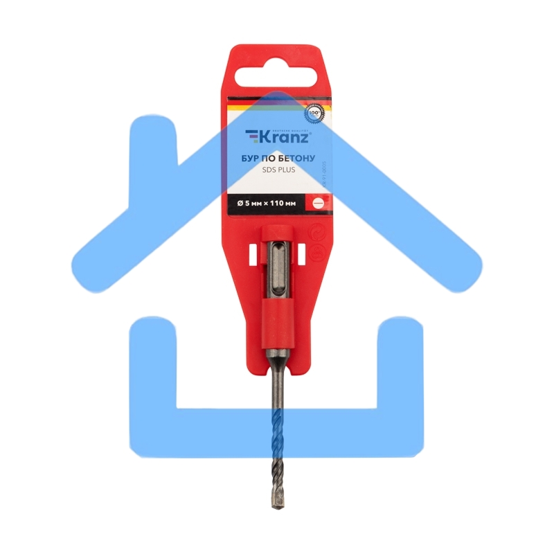 Бур по бетону 5x110 мм SDS PLUS Kranz