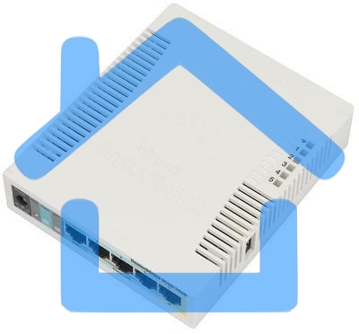 Роутер беспроводной MikroTik RB951UI-2HND N300 10/100BASE-TX белый