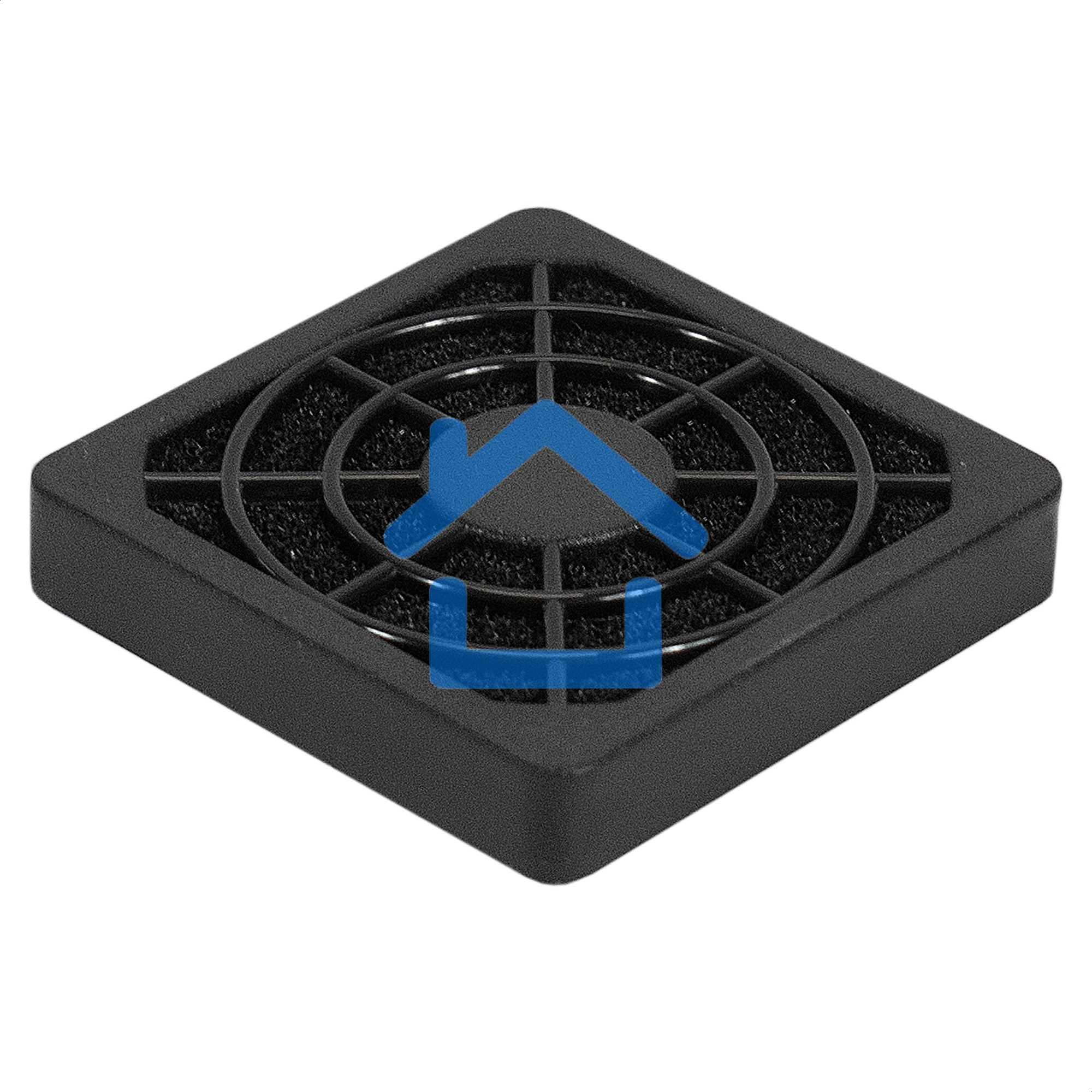 Решетка для вентилятора с фильтром 40х40 ExeGate EG-040PSFB черный