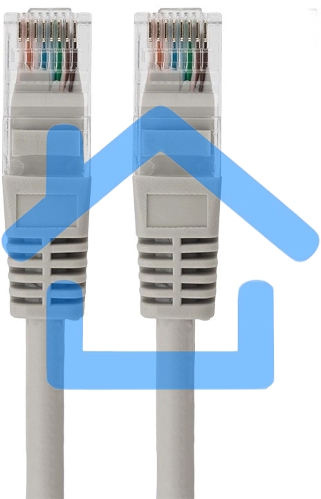 Пaтч-корд U/UTP Rexant, кат.5e, RJ45-RJ45, неэкранированный, LSZH серый, 1м
