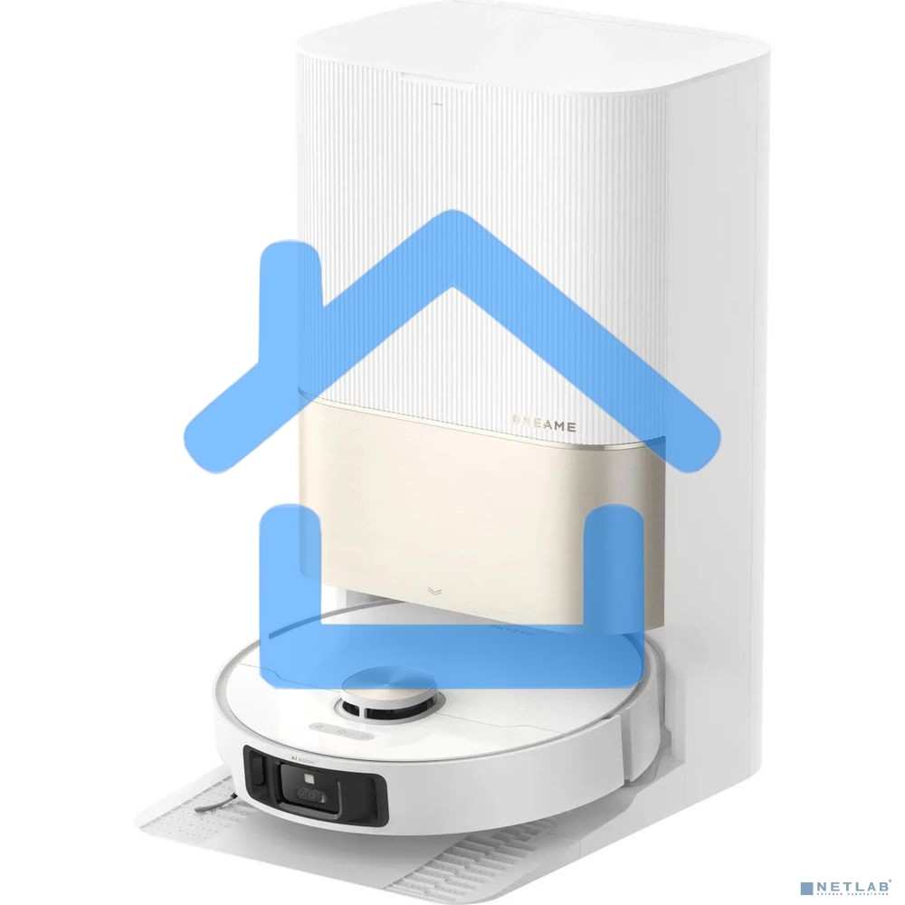 Робот-пылесос DREAME X40 Ultra Complete, 200Вт, белый/золотистый