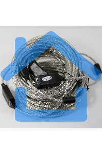 Кабель-адаптер VCOM VUS7049-25M USB2.0-repeater, удлинительный активный <Am-->Af> 25м