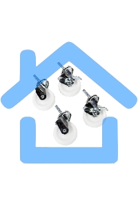 Комплект роликов ЦМО СТК-ШТК-Э-50 дл.87.5мм шир.45мм выс.132.5мм (упак.:4шт)