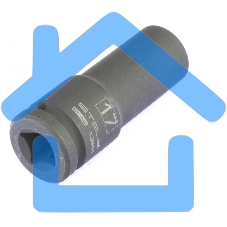 Головка ударная удлиненная шестигранная, 17 мм, 1/2