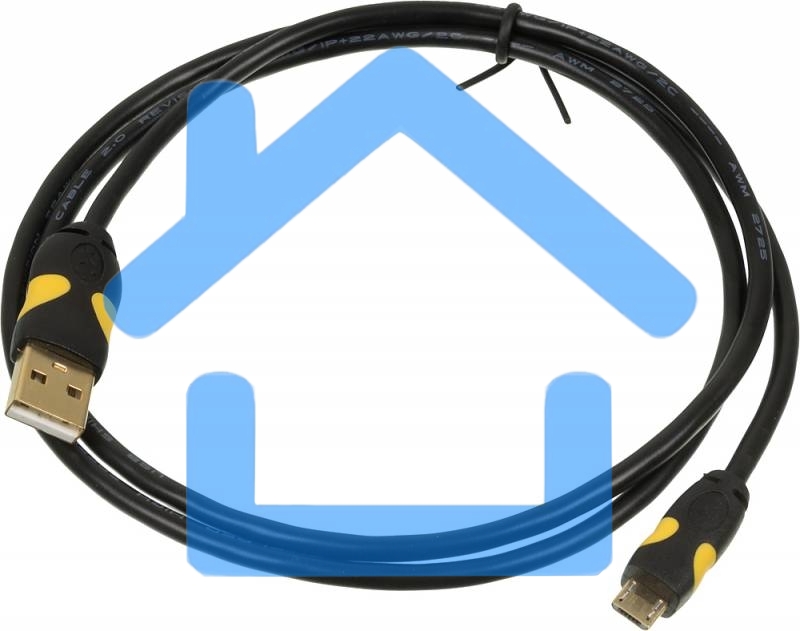 Кабель USB2.0 2A Smooth Connector USB A (m)/micro USB B (m) 1м Позолоченные контакты
