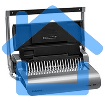 Переплетчик Fellowes Quasar+ (FS-56277) A4/перф.22л.сшив/макс.500л./пластик.пруж. (6-51мм)