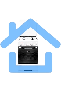 Плита газовая Gefest ПГ 3200-05 белый, конфорок 4 шт, духовка 42 л, 50 см x 85 см x 57 см