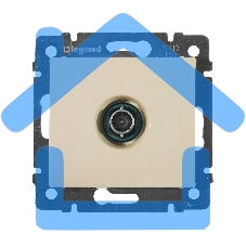 Телевизионная розетка Legrand Valena 774330, оконечная, крем, 10 дБ