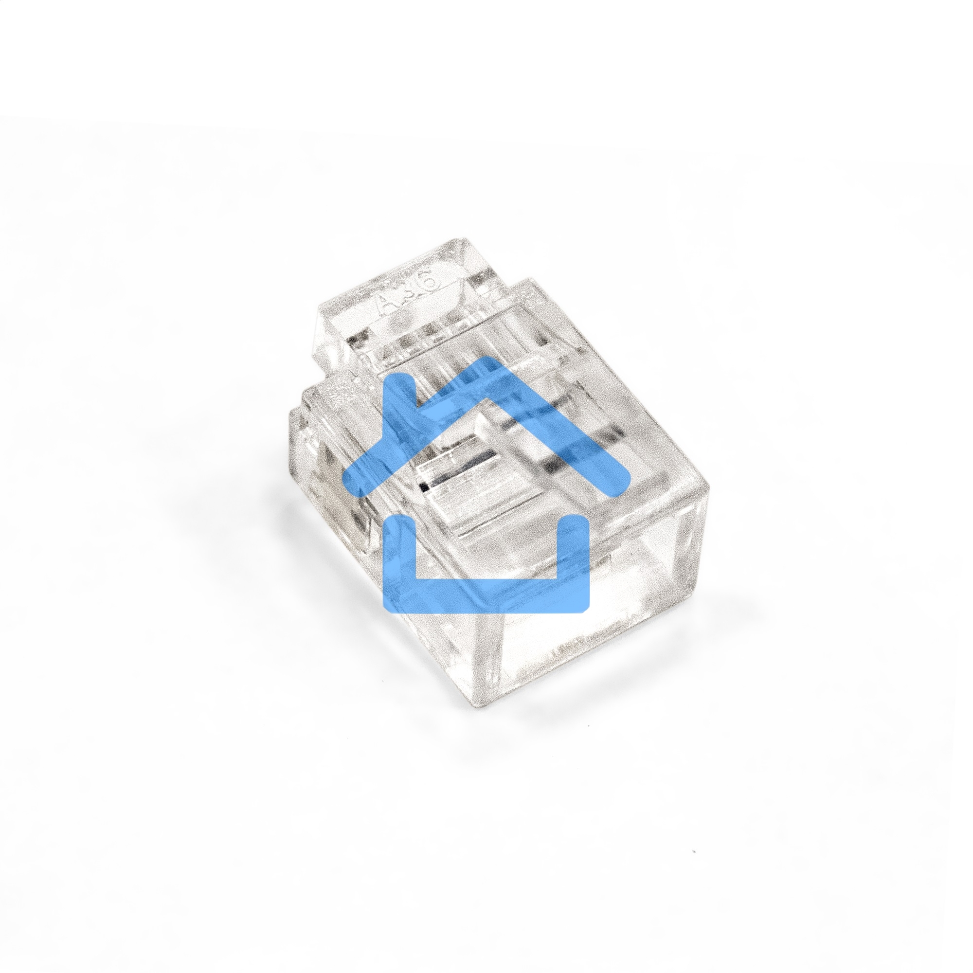 Коннектор ExeGate PL12-6P6C-100 RJ-12 телефонный разъем (6P6C), золотое напыление (100шт)