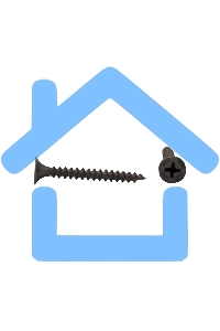 Саморез гипсокартон-металл KRANZ 3,5х32, пакет (1000 шт/уп)