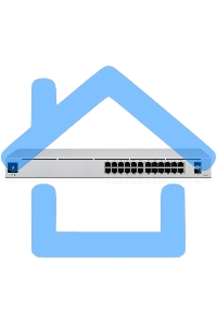 Коммутатор UBIQUITI USW-24-POE 24PORT 1000M 2SFP POE